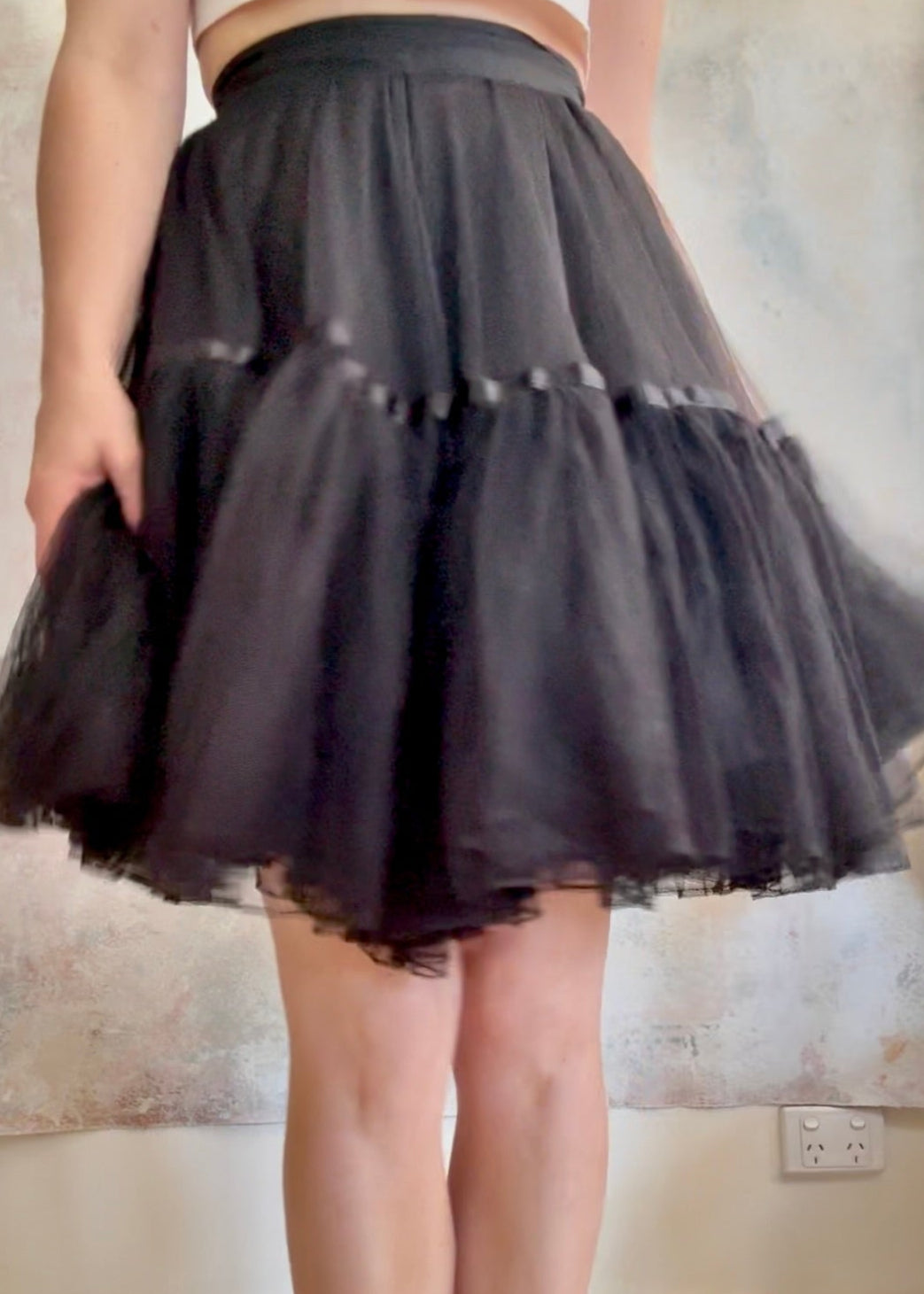 Skirt Vintage Black Tutu