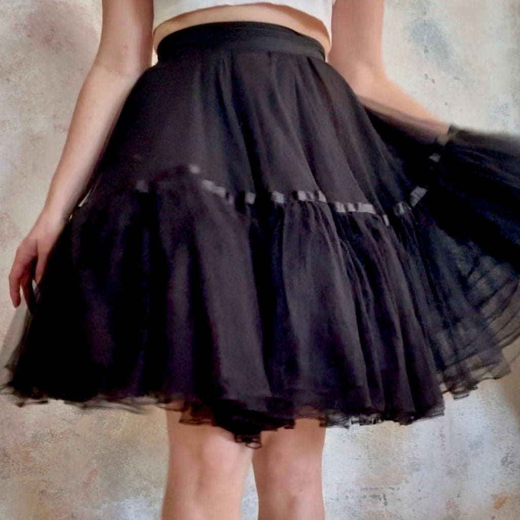 Skirt Vintage Black Tutu