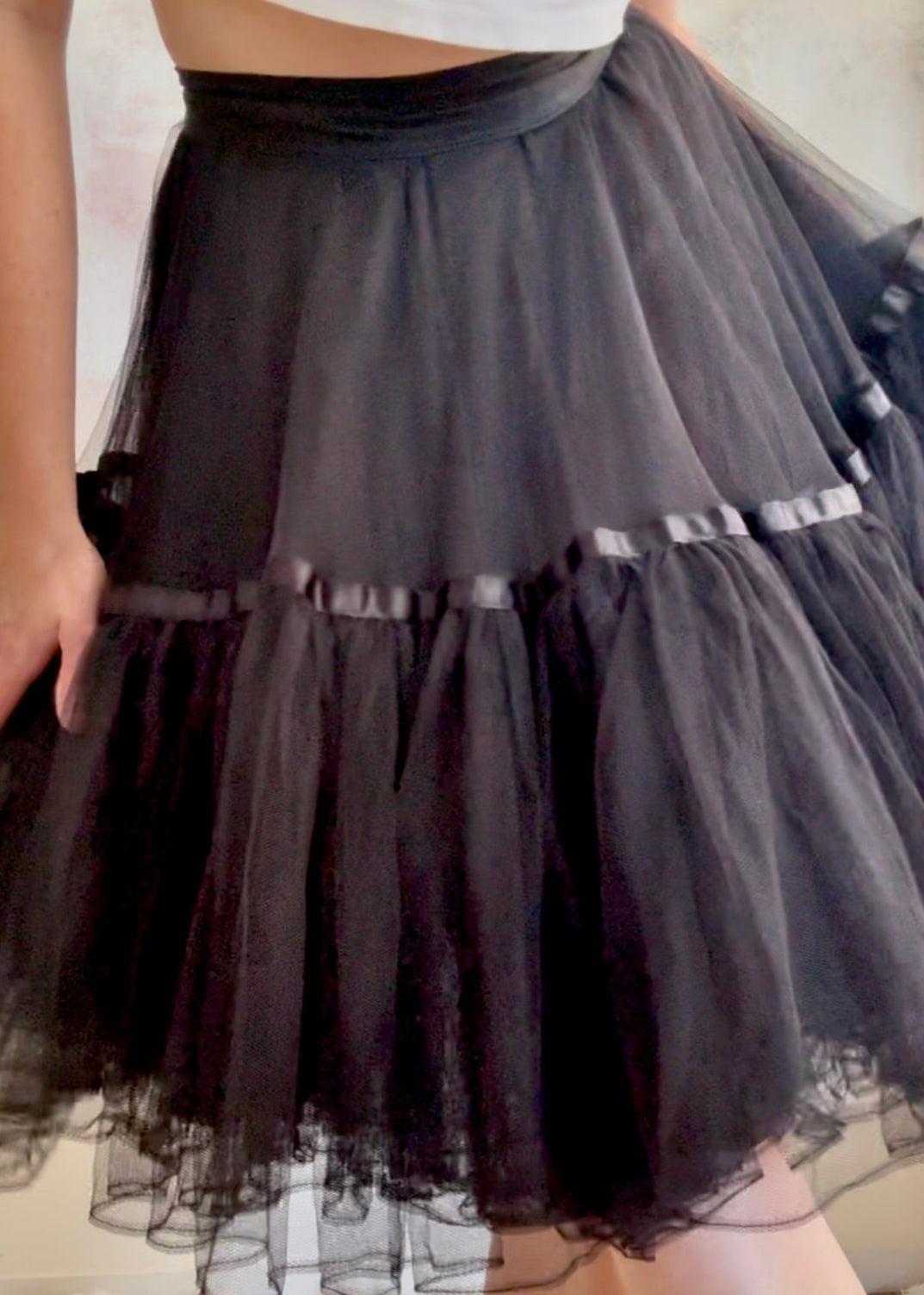 Skirt Vintage Black Tutu
