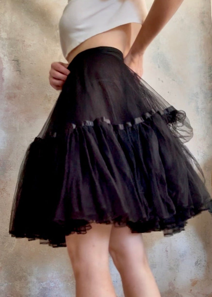 Skirt Vintage Black Tutu