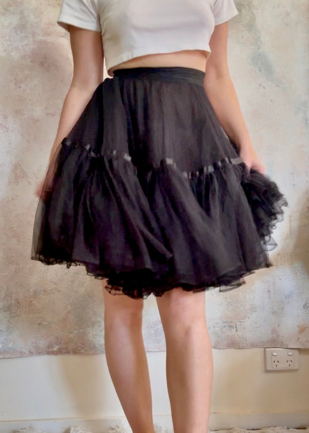 Skirt Vintage Black Tutu