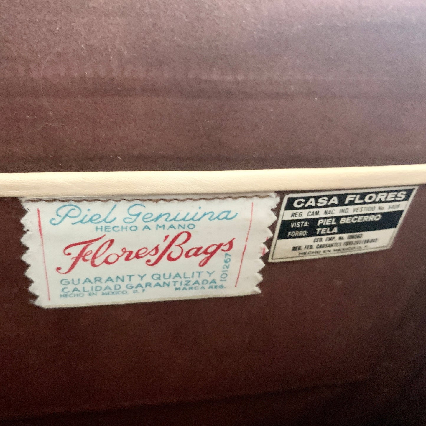 Handbag Hand Tooled Western Leather