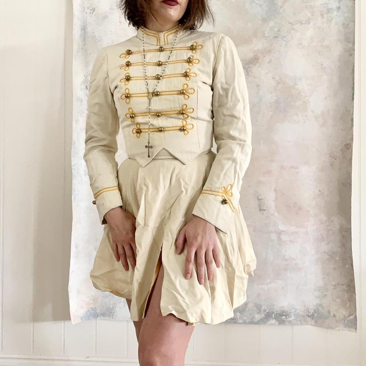 Dress Antique Majorette Cheerleader Ensemble