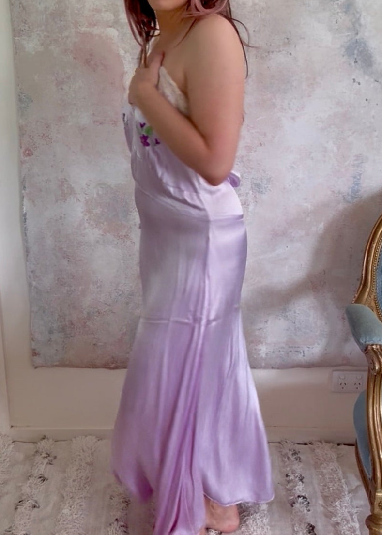Dress 1940s Strapless Vintage Plus Size Slip