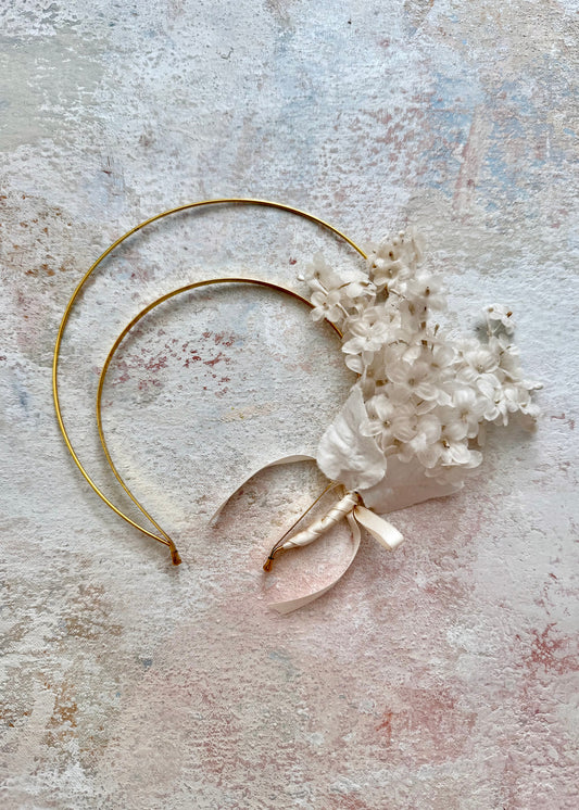 Headpiece Halo Antique Upcycled Lilac