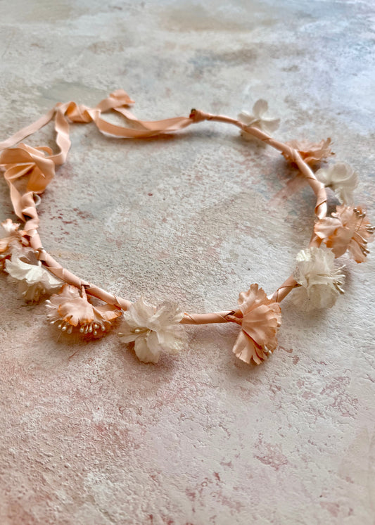 Headpiece Antique Upcycled Flower Crown