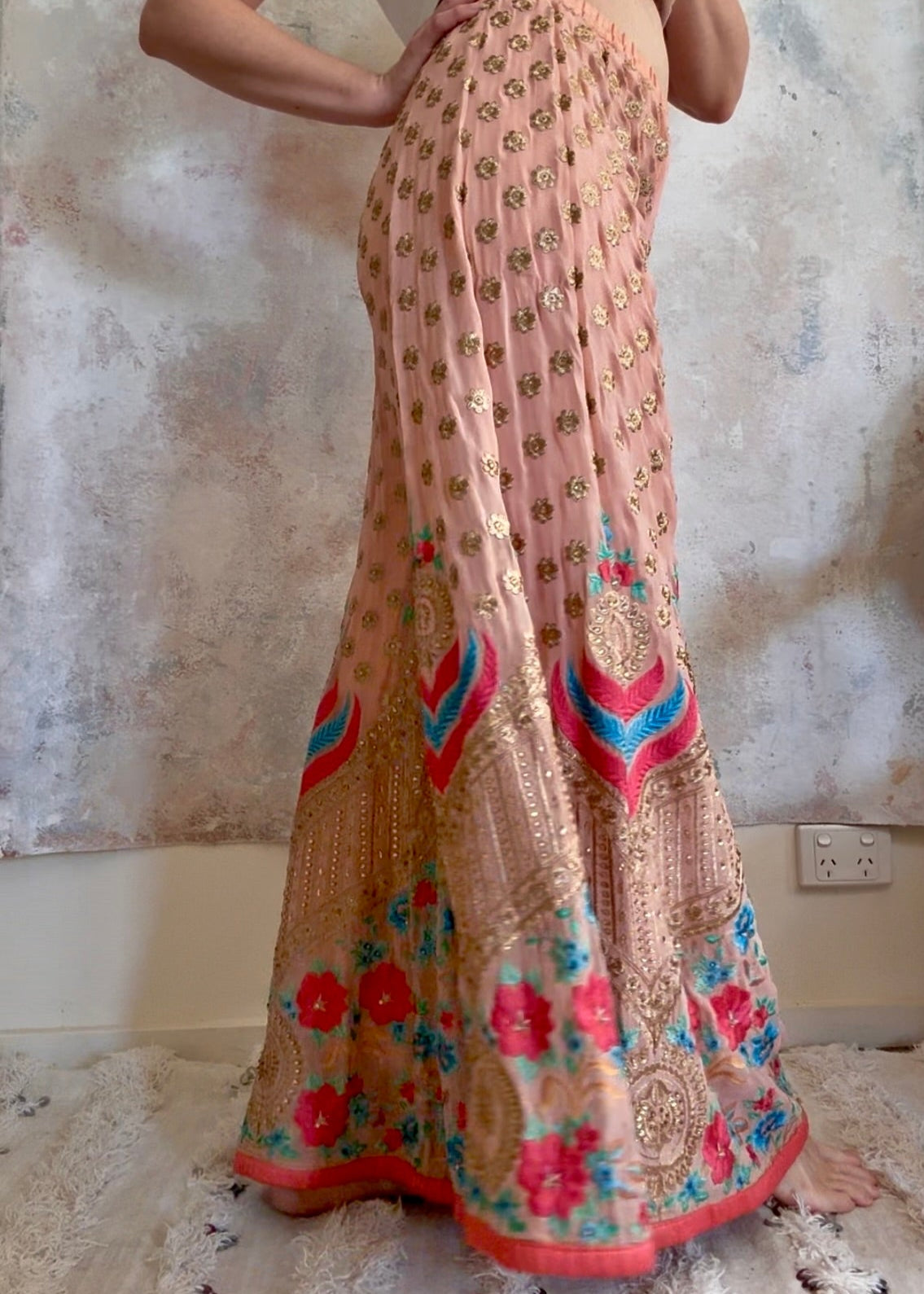 Trouser Indian Sari Palazzo Flares