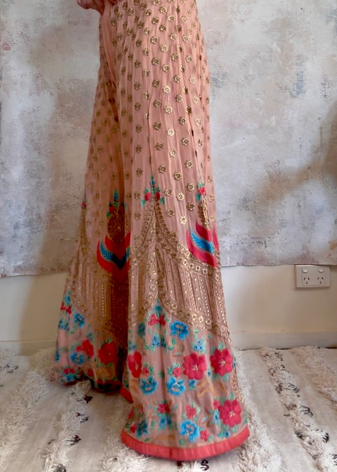 Trouser Indian Sari Palazzo Flares