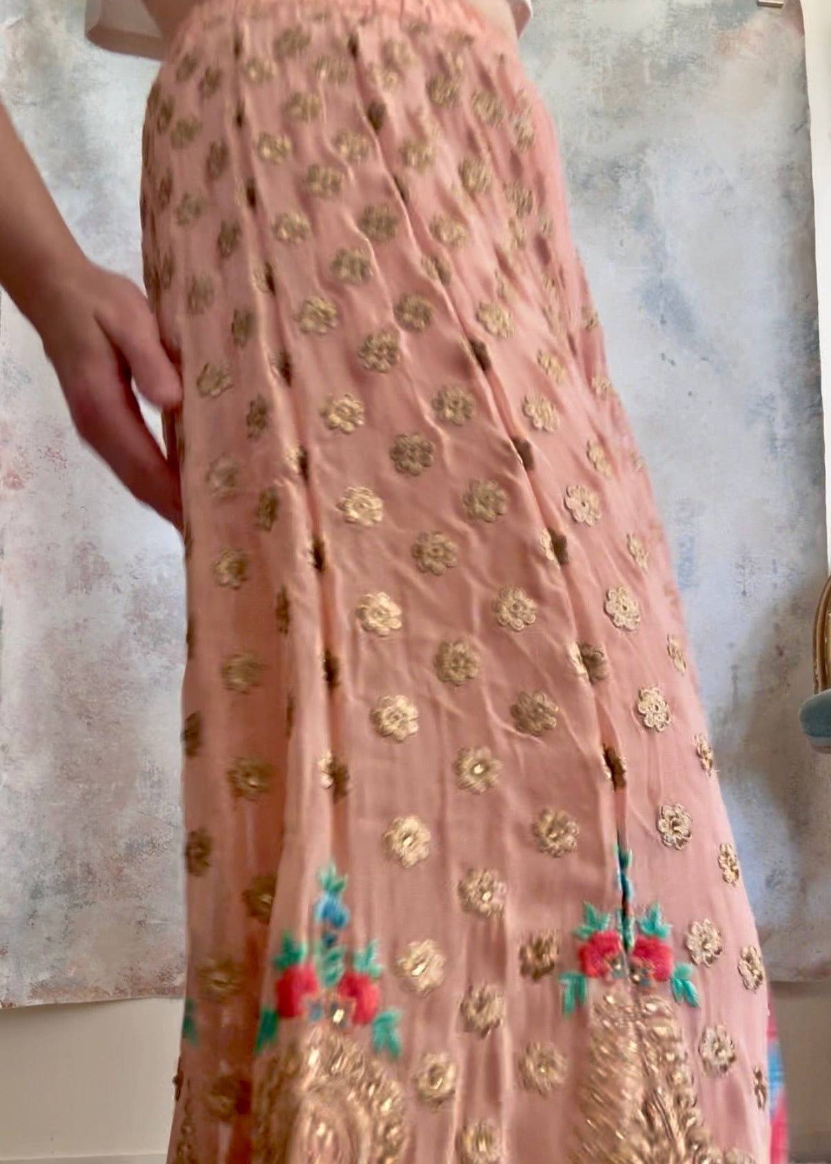 Trouser Indian Sari Palazzo Flares