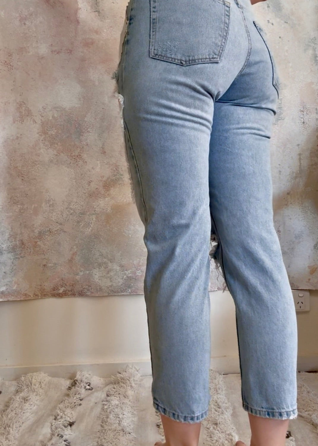 Trouser Upcycled Patchwork Jeans
