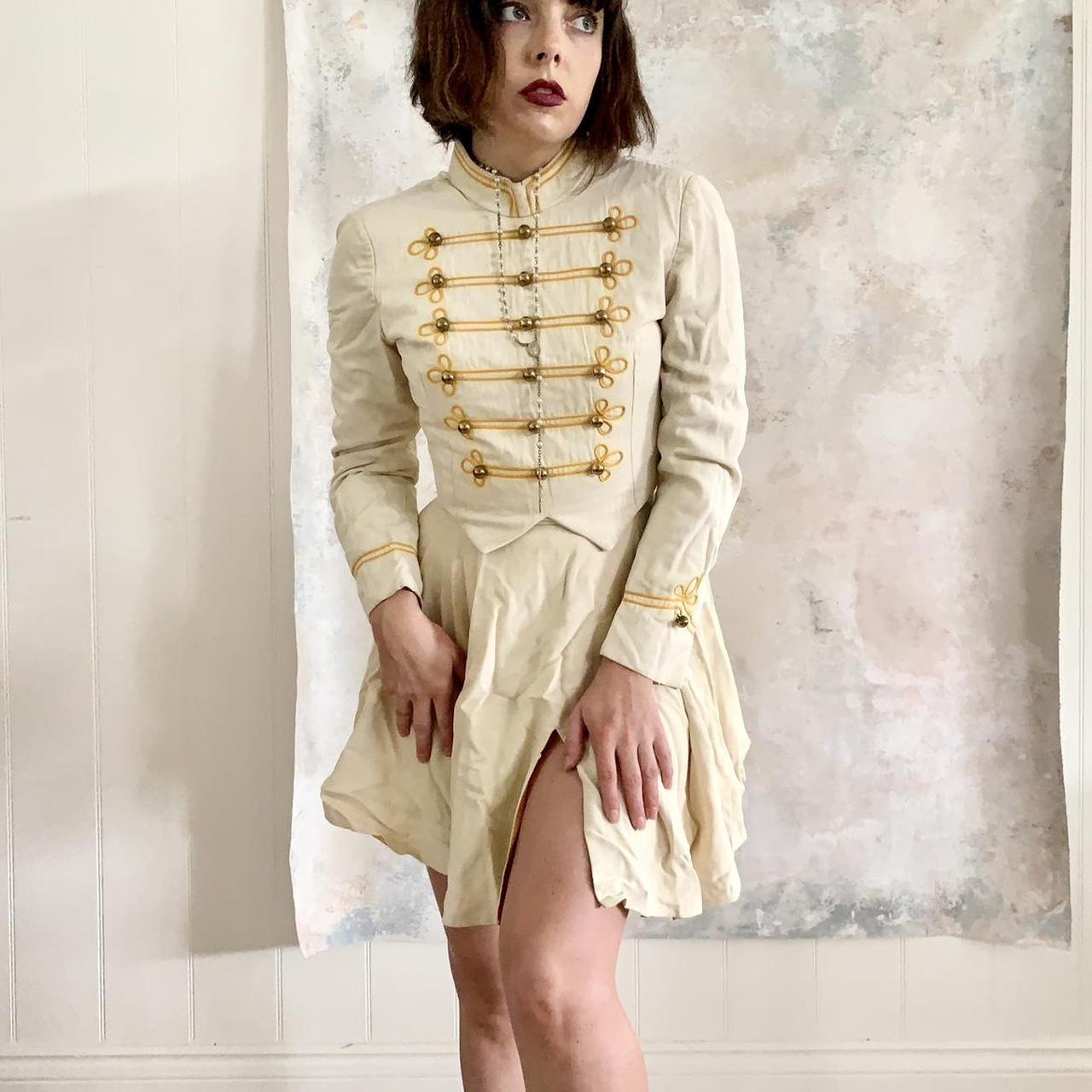 Dress Antique Majorette Cheerleader Ensemble