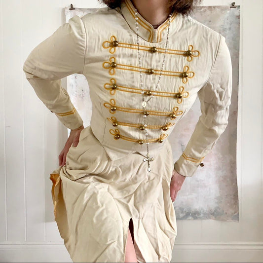 Dress Antique Majorette Cheerleader Ensemble