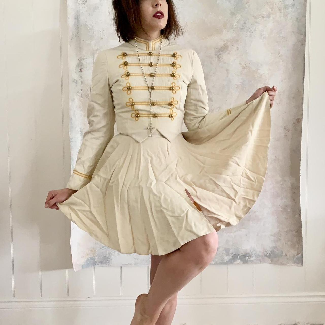 Dress Antique Majorette Cheerleader Ensemble